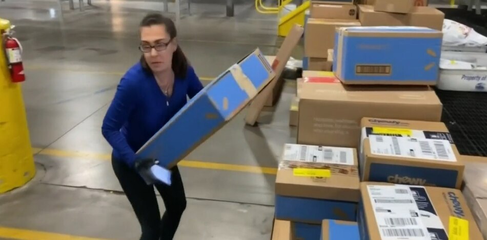 Alba Roversi, de la telenovela ‘Ligia Elena’, repartidora de paquetes en Estados Unidos