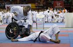 Una jornada de enseñanza de karate inclusivo
