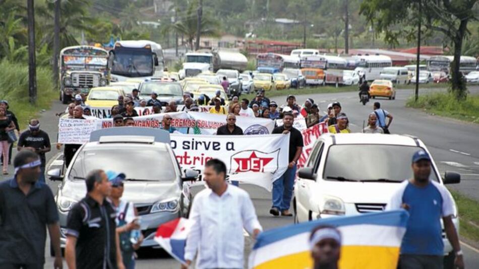 Manifestantes reorganizarán fuerzas en Colón para exigir compromisos al Gobierno