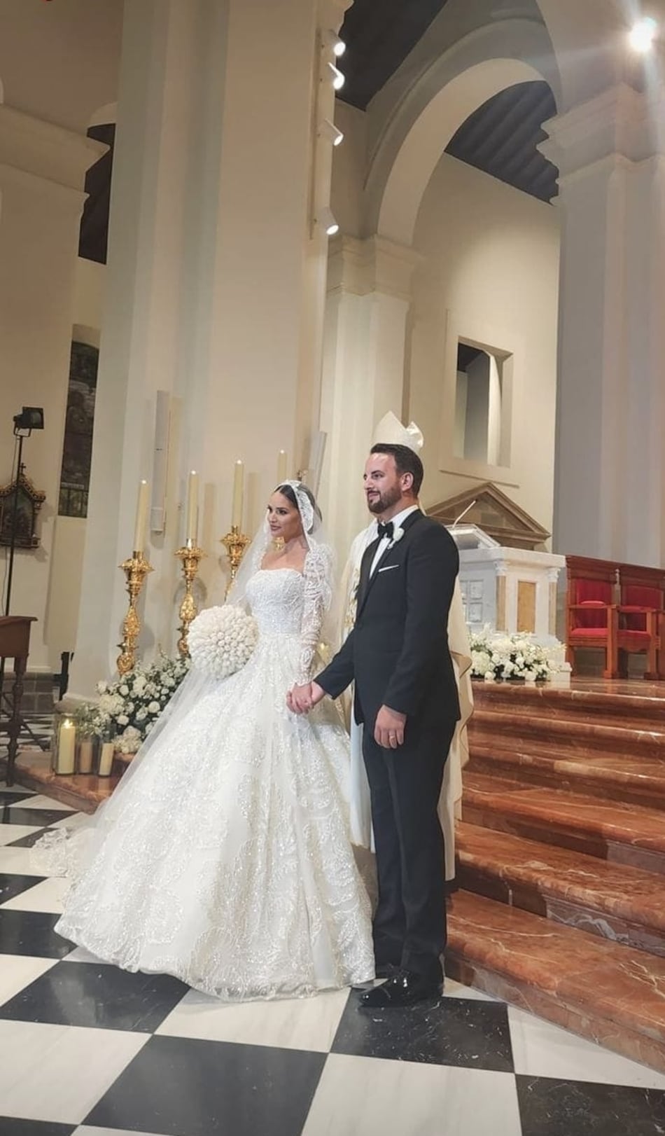 La modelo y empresaria panameña Sheldry Sáez se casó por la iglesia