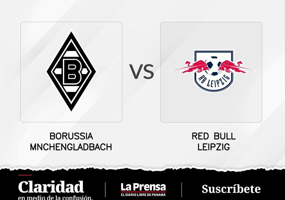 Hoy RB Leipzig jugará de local a Borussia Mönchengladbach