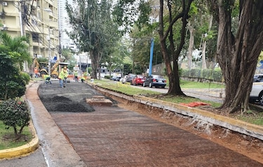 MOP repone losas en La Alameda