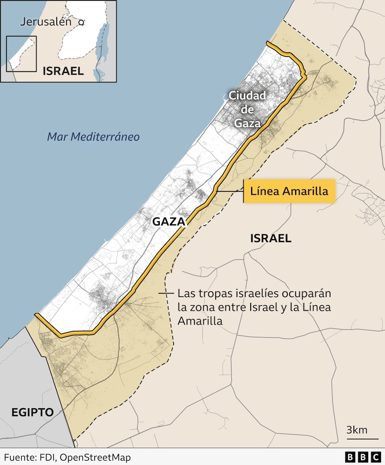 Las imágenes de satélite que muestran que Israel ha destruido al menos 1,500 edificios en Gaza desde el inicio del alto el fuego