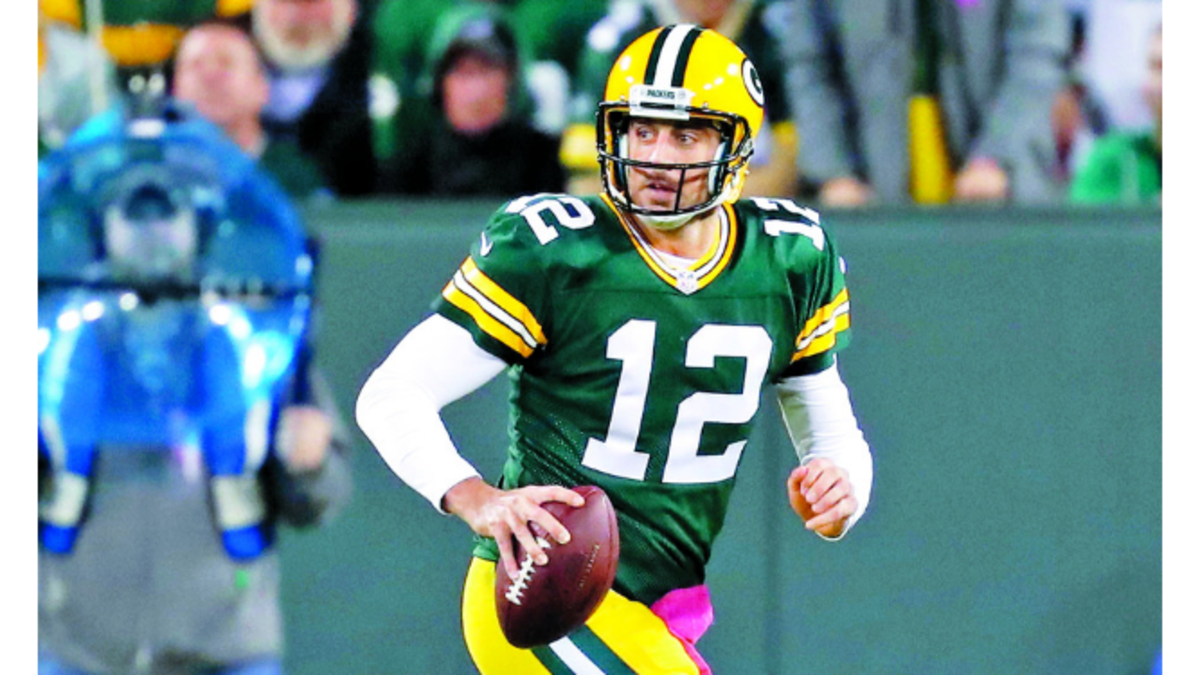 Aaron Rodgers, de los Packers de Green Bay.AP