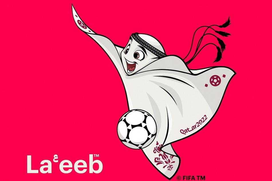 La’eeb es la mascota oficial de la Copa Mundial de Catar