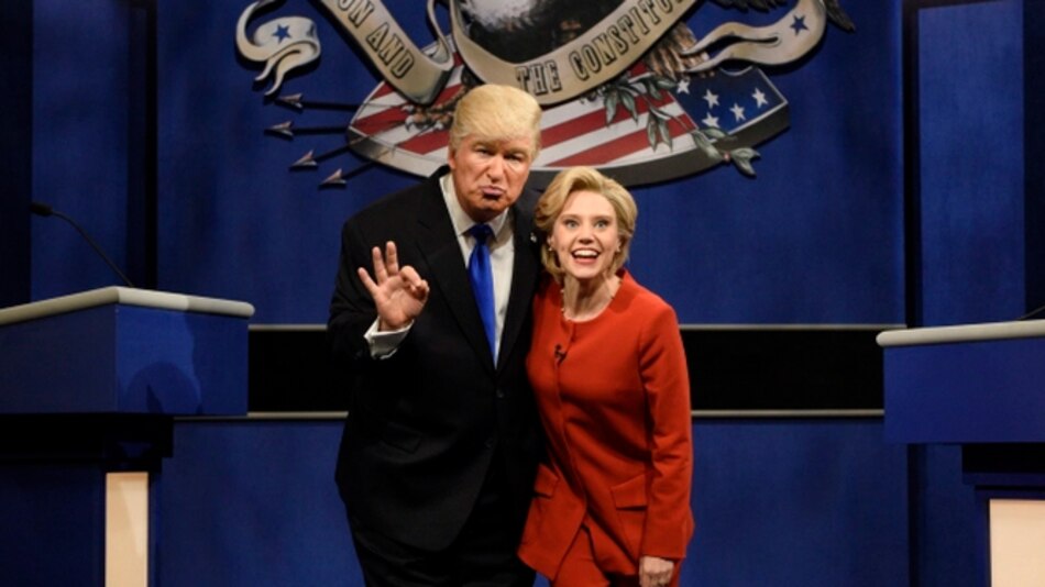 Debate entre Clinton y Trump es parodiado en la televisión de Estados Unidos