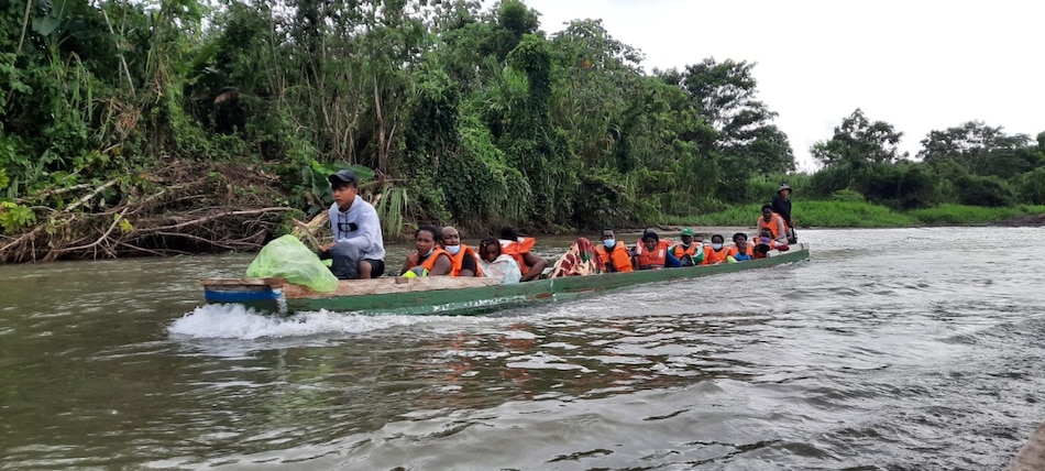 Defensoría verifica condiciones en Bajo Chiquito, comunidad receptora de los migrantes que buscan llegar a Estados Unidos