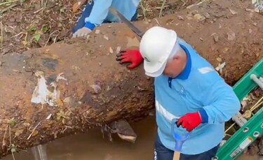 Idaan sustituye tramo de tubería dañada para normalizar suministro de agua en Tocumen