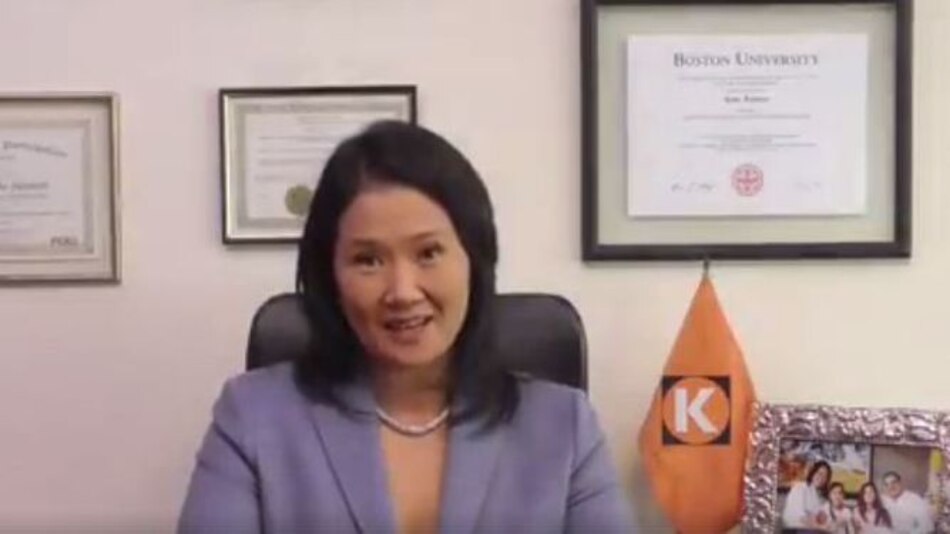 Keiko Fujimori niega haber recibido dinero de Odebrecht