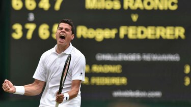 Raonic vence a Federer y avanza a final de Wimbledon