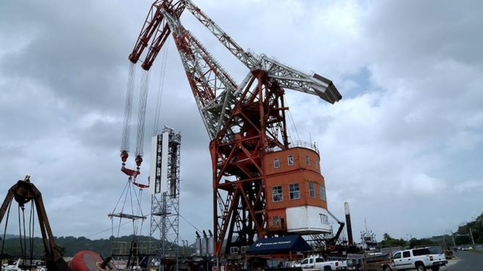 La grúa Titán, de Hitler, extiende su vida en el Canal de Panamá