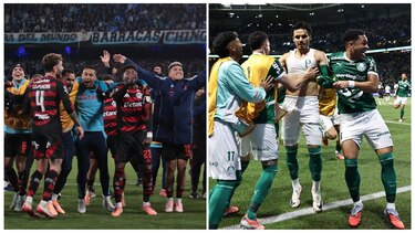 Flamengo y Palmeiras jugarán la séptima final entre brasileños