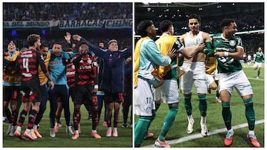 Flamengo y Palmeiras jugarán la séptima final entre brasileños