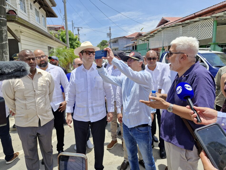 Gustavo Petro en Bocas del Toro: memoria histórica, un monumento y un barco estadounidense en la mira