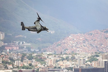 Las imágenes del ejercicio militar de EU en Caracas autorizado por el gobierno de Venezuela