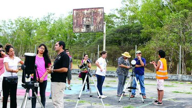 Campamento para ver los astros