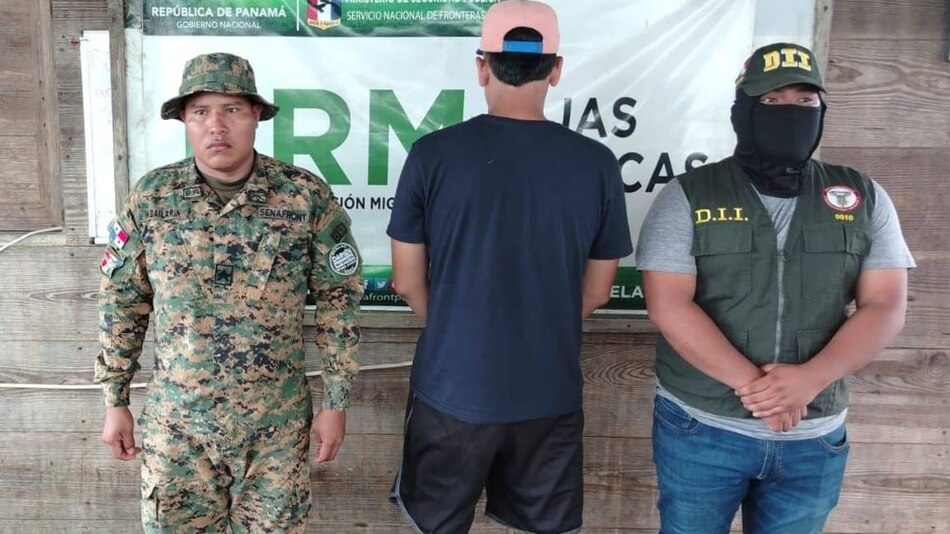 Aprehenden en Darién a dos migrantes irregulares con antecedentes criminales