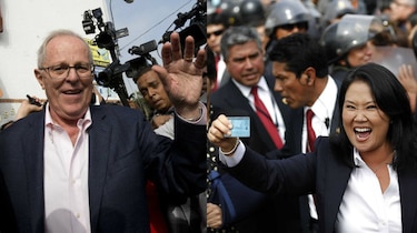 Kuczynski camina lento al triunfo, pero a Fujimori aún le ayudan los números