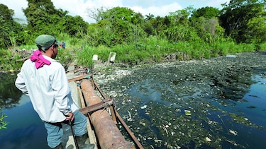Mal olor del río Cárdenas molesta a residentes