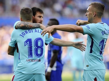 Messi lidera triunfo de Barcelona ante Alavés