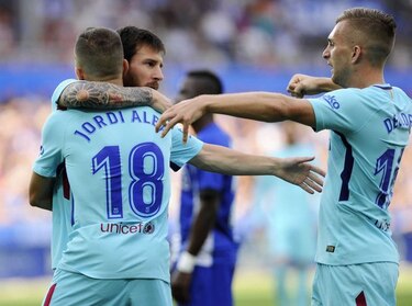 Messi lidera triunfo de Barcelona ante Alavés