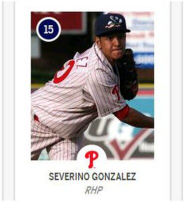 Severino González, el prospecto número 15 de los Filis