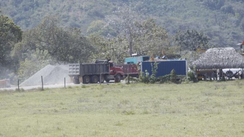 Devastación en el río Bayano
