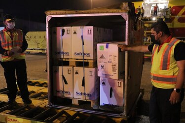 Llega primer lote de Pfizer al país, a través de Covax 