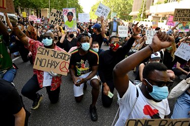 España se une a la ola de manifestaciones contra el racismo