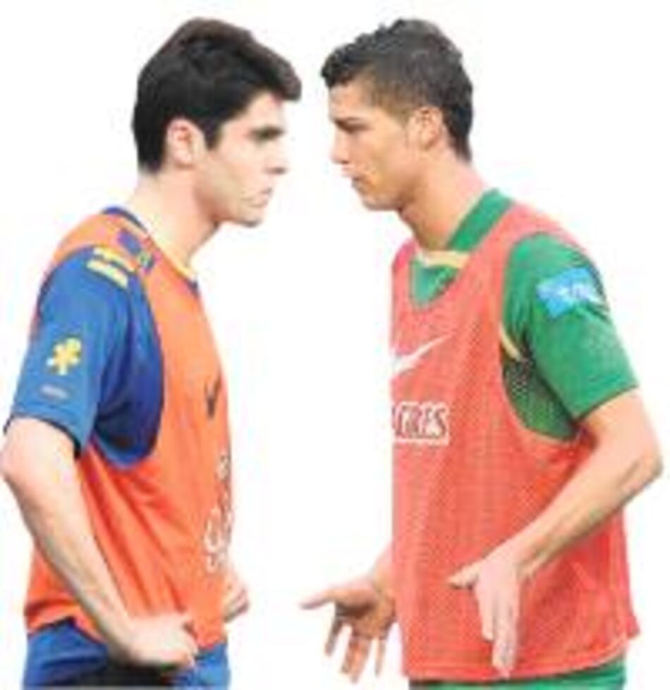 Ronaldo y Kaká, cara a cara