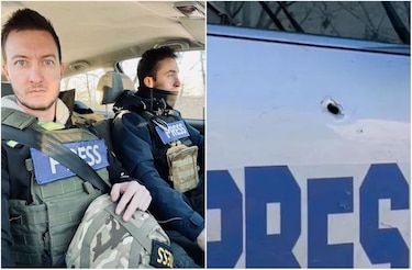 Dos periodistas italianos resultan heridos en Jersón tras un ataque