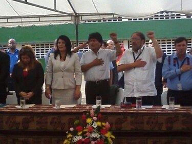 Evo Morales participa en la Cumbre de los Pueblos