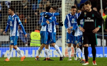 Real Madrid tropieza con el Espanyol