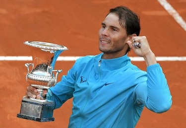 Nadal derrota a Djokovic y gana su noveno título en Roma