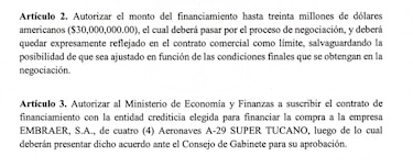 De $30 millones a $76 millones para financiar aviones Super Tucano: así ha cambiado el crédito que gestiona Embraer