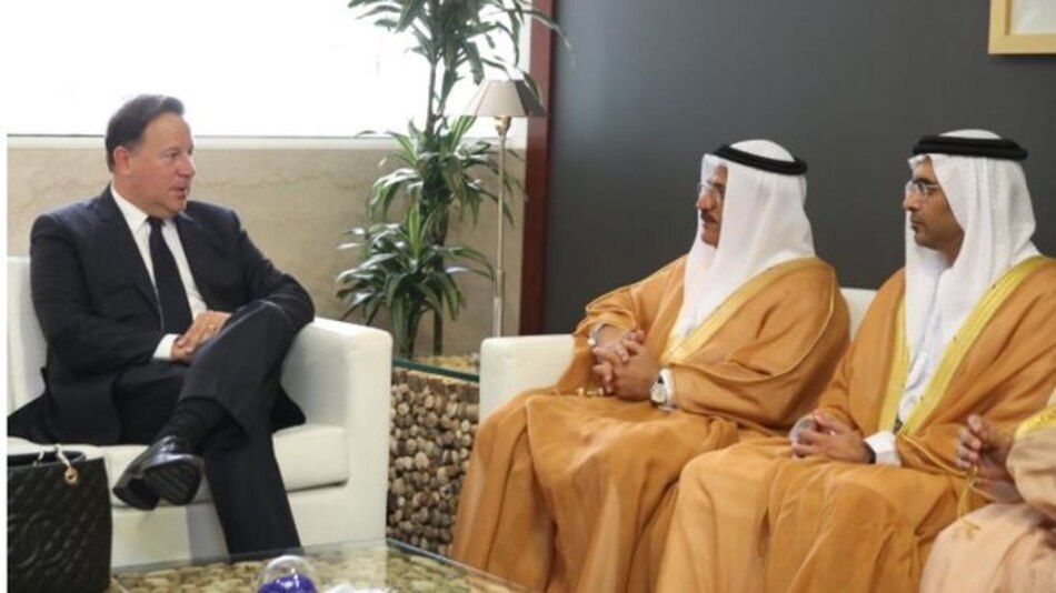 Presidente Varela llega a los Emiratos Árabes Unidos