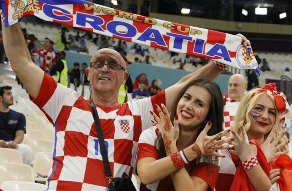 Esta es la alineación de Croacia en la semifinal ante Argentina