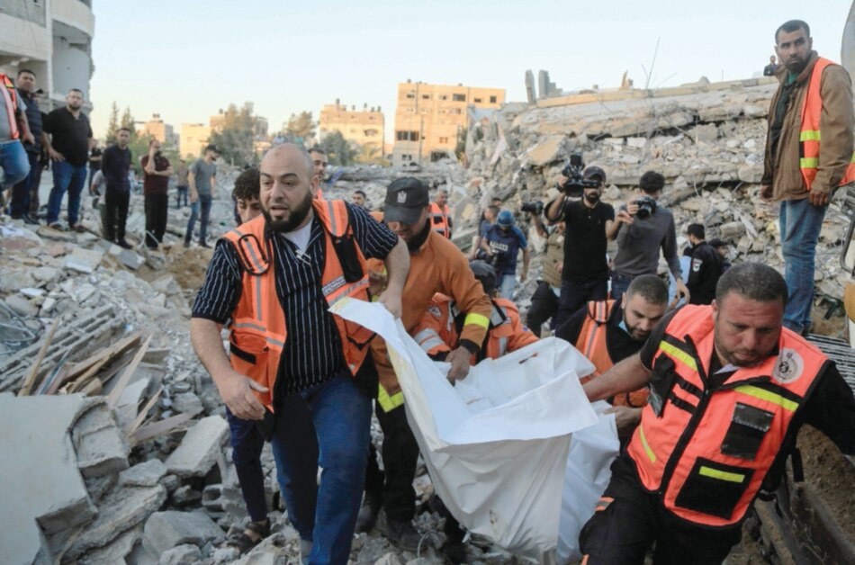 Al menos 110 muertos por ataques en Gaza e Israel