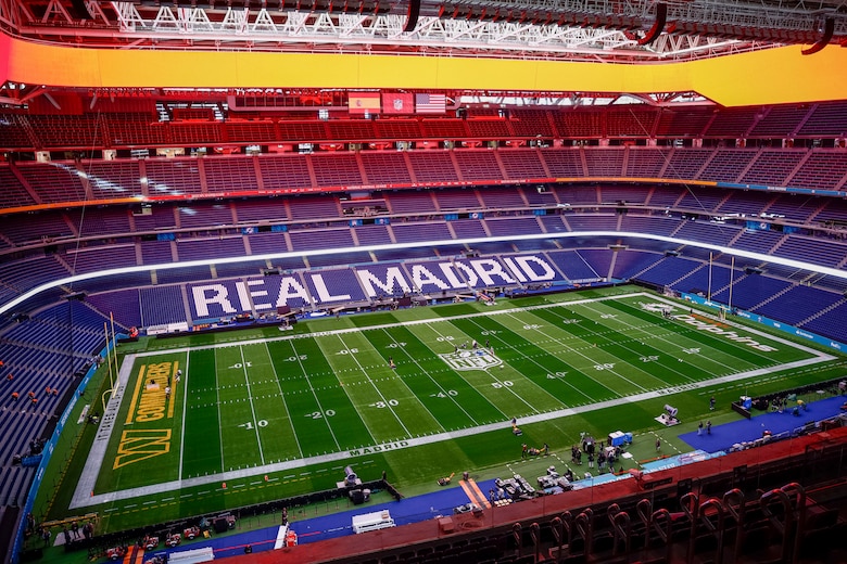 Así es la logística de la NFL en Madrid