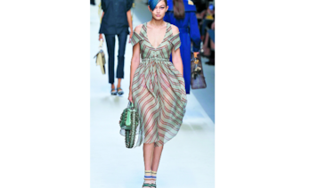 Ambiente chic y tropical de Fendi