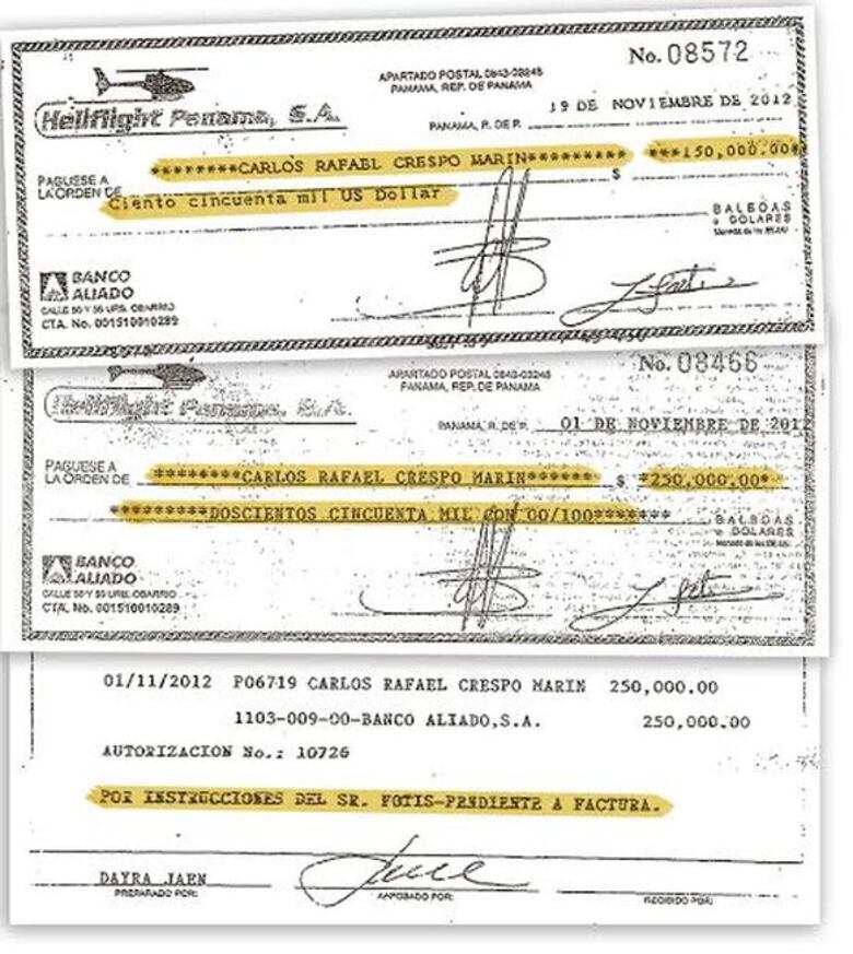 “A mí me trajo el cheque Ferrufino”