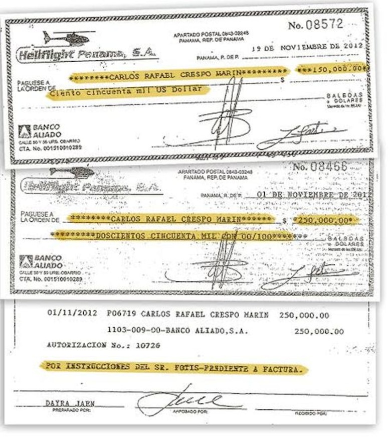 “A mí me trajo el cheque Ferrufino”