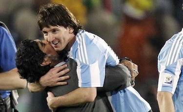 Se filtra audio de Maradona; marca su diferencia con la 'Generación Messi'