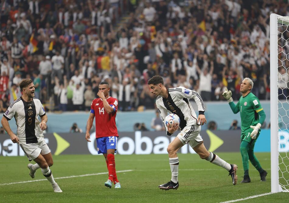 Alemania no golea a Costa Rica y cae en primera ronda