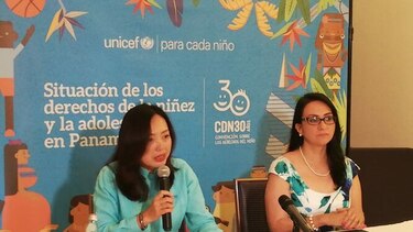 Unicef destaca avances de Panamá en el trato a la niñez