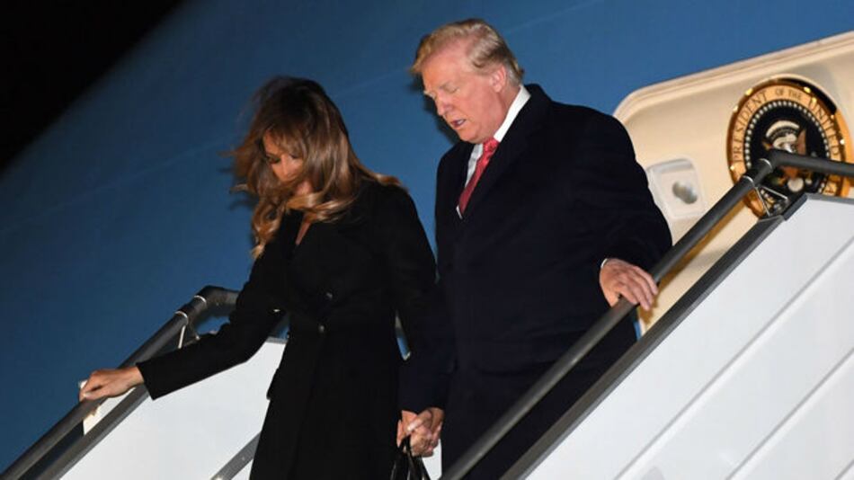 En París, Trump ataca a Macron por su propuesta de crear un ejército europeo