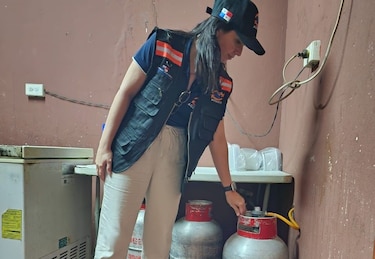 Acodeco detecta 208 tanques de gas de 25 libras usados de forma irregular en comercios