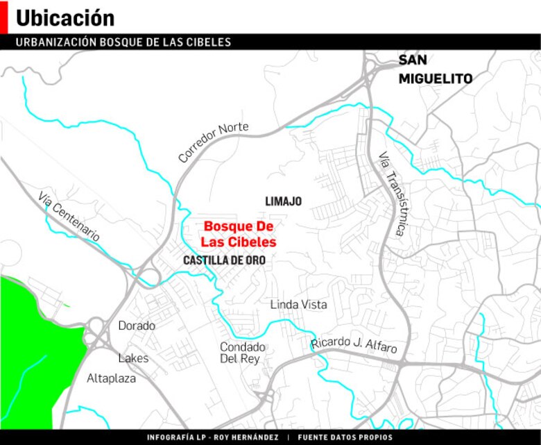 Familias de la urbanización Bosque de Las Cibeles están en peligro