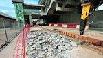 Una ruta estropeada y peligrosa