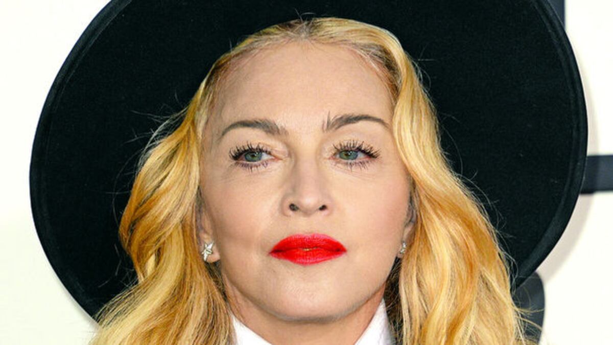 La cantante Madonna.